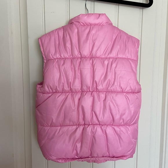 adidas | Toddler Girls Pink Puffer Vest <Like New> - Picture 2 of 2